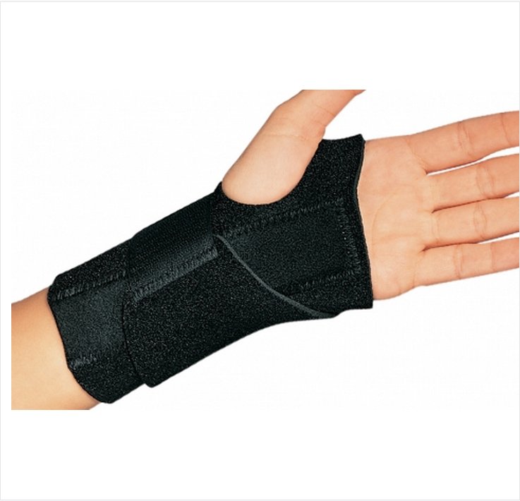 DJO - Wrist Brace ProCare® Universal Wrist-O-Prene™ Aluminum / Neoprene Right Hand Black One Size Fits Most [1/EA]