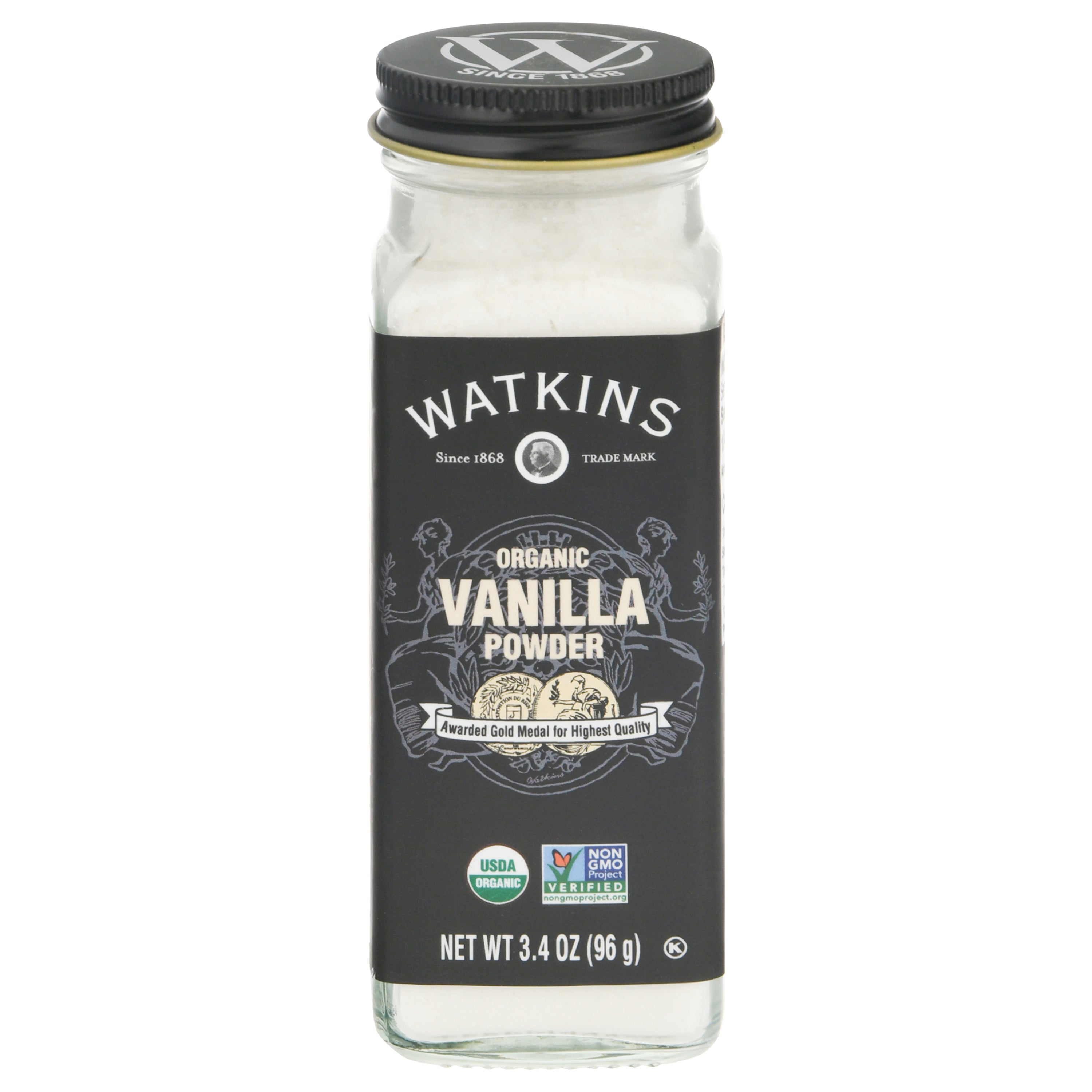 Watkins Organic Vanilla Powder 3.4 oz - Case of 3