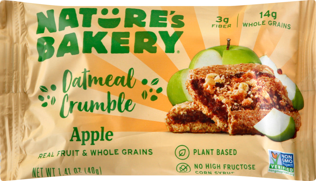 Natures Bakery Apple Oatmeal Crumble 1.41 oz - Case of 12