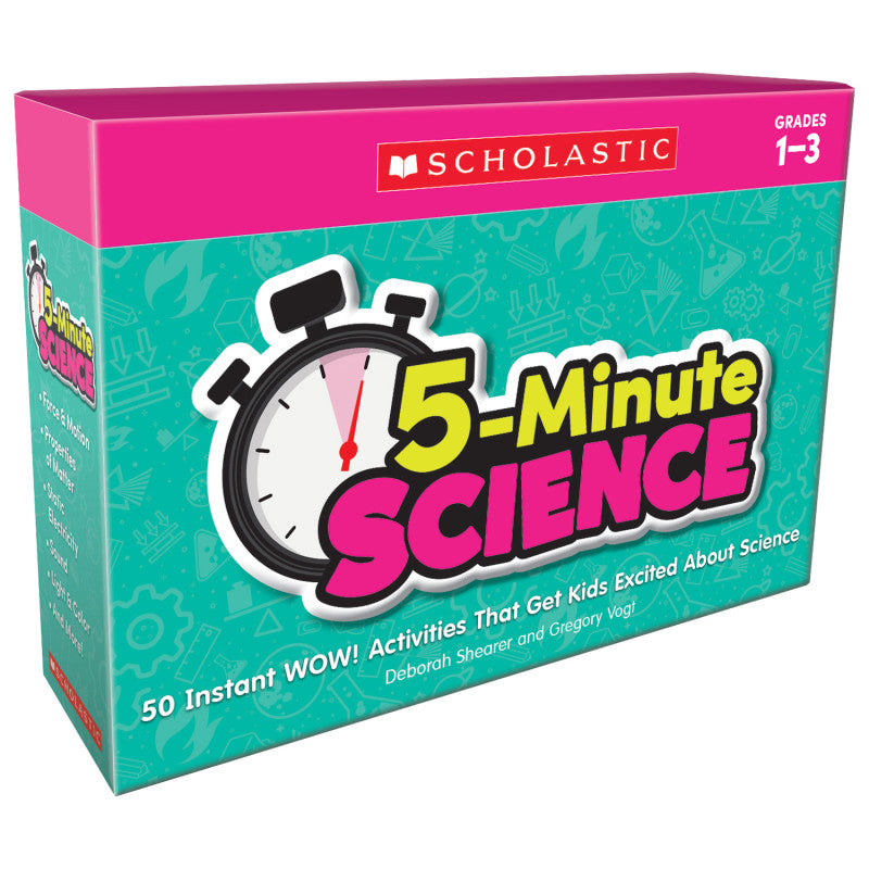 SCHOLASTIC TEACHING SOLUTIONS - 5-Minute Science: Grades 1-3