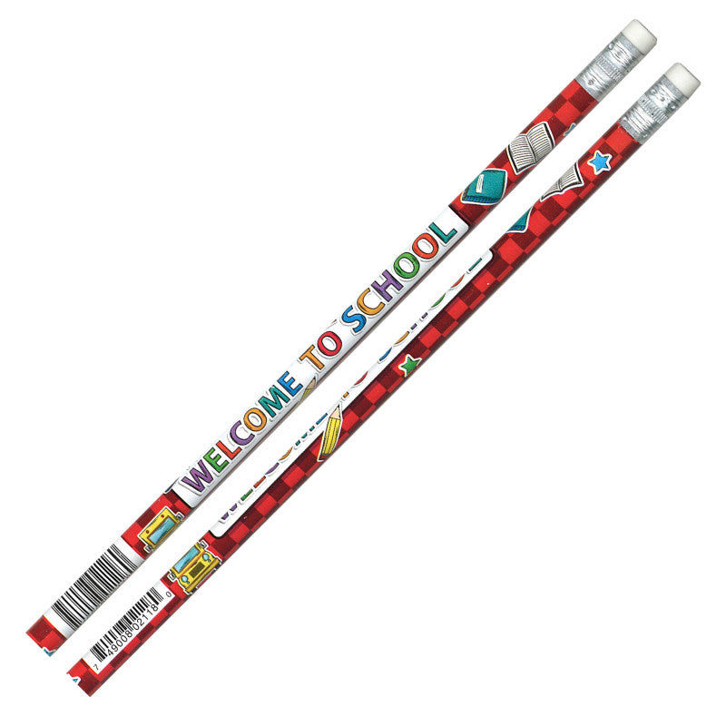 MOON PRODUCTS - Pencils, Welcome to School!, 12 Per Pack, 12 Packs