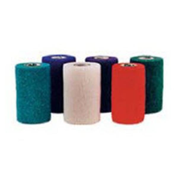 Andover Coated Products - Cohesive Bandage CoFlex® NL 3 Inch X 5 Yard Self-Adherent Closure Teal / Blue / White / Purple / Red / Green NonSterile 12 lbs. Tensile Strength [1/EA]
