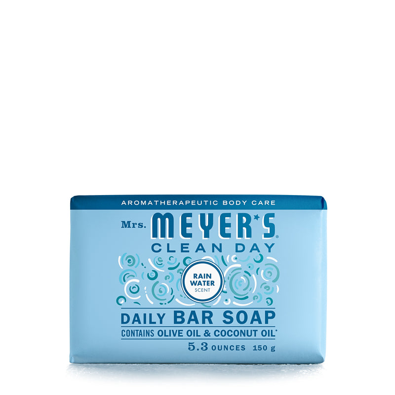MRS. MEYER'S - Mrs. Meyer's Clean Day Rain Water Scent Bar Soap 5.3 oz - Case of 12