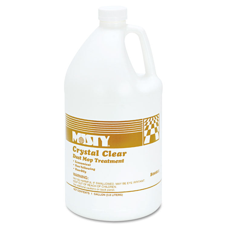 Misty - Dust Mop Treatment, Attracts Dirt, Non-Oily, Grapefruit Scent, 1gal, 4/Carton