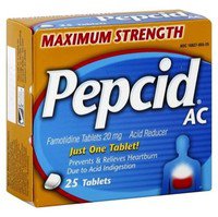 Johnson & Johnson Consumer - Antacid Pepcid® AC 20 mg Strength Tablet 25 per Box [36/CS]