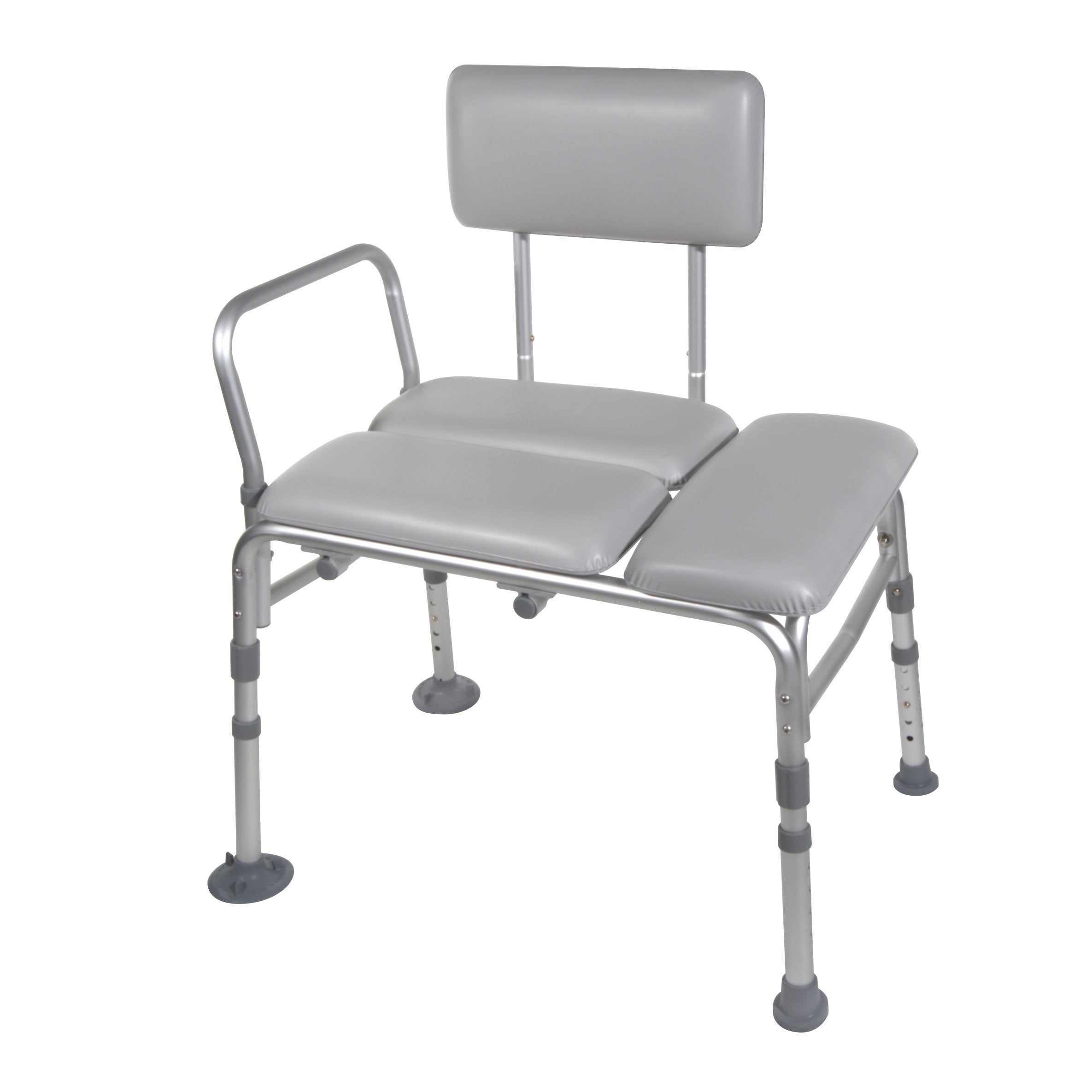 Drive Medical - drive™ Knocked Down Bath Transfer Bench Arm Rail 17-3/4 to 21-3/4 Inch Seat Height 400 lbs. Weight Capacity [1/EA]