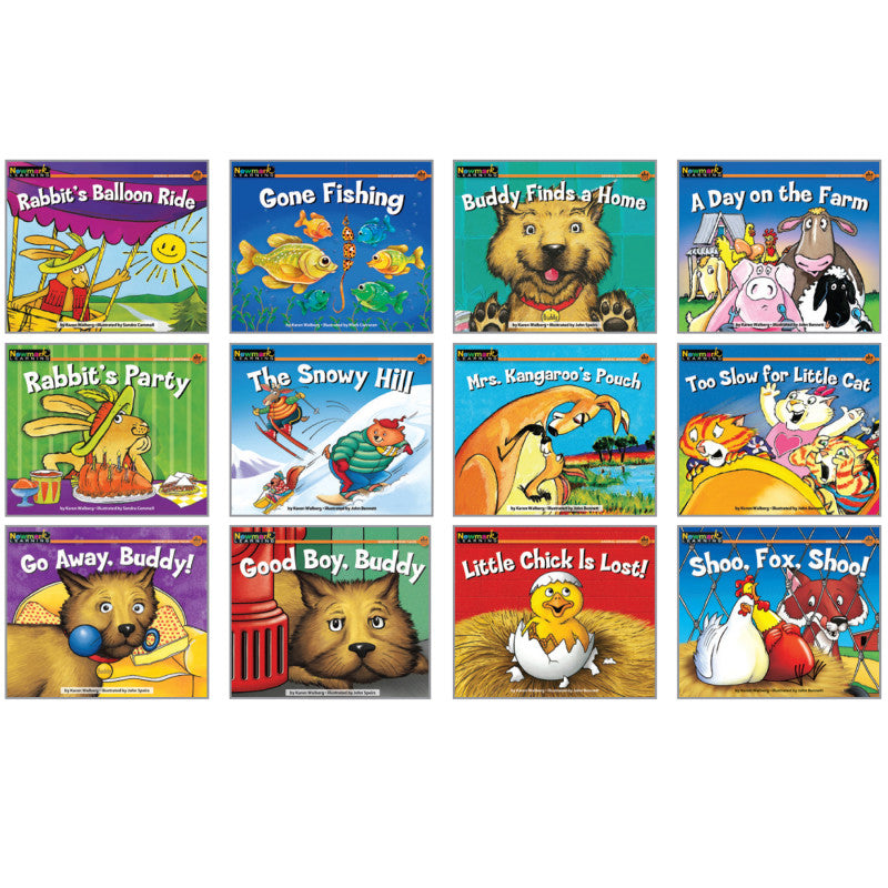 NEWMARK LEARNING - Rising Readers Leveled Book, Fiction Set, Set of 12