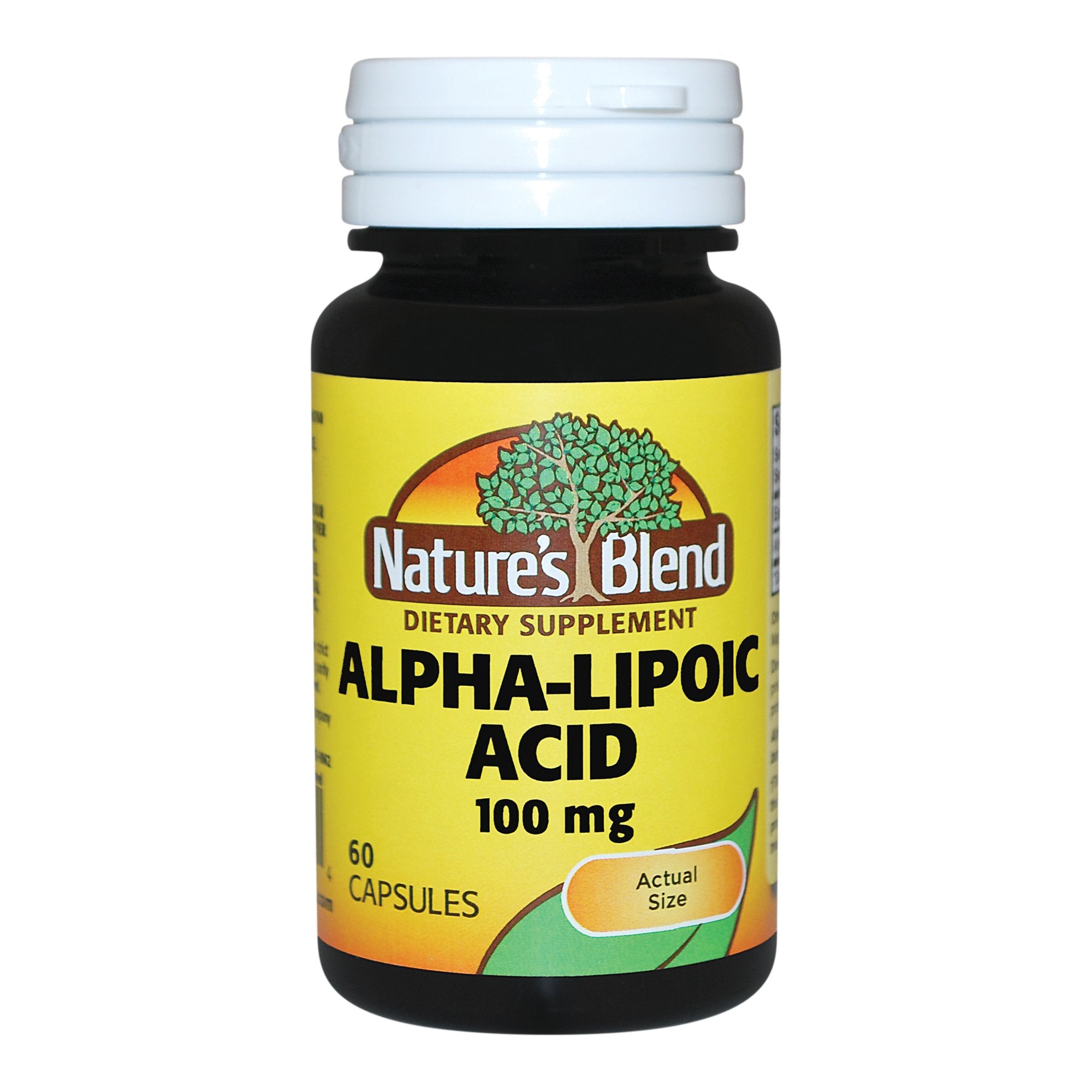 National Vitamin Company - Dietary Supplement Nature's Blend Alpha Lipoic Acid / Calcium Phosphate 100 mg Strength Capsule 60 per Bottle [1/BT]