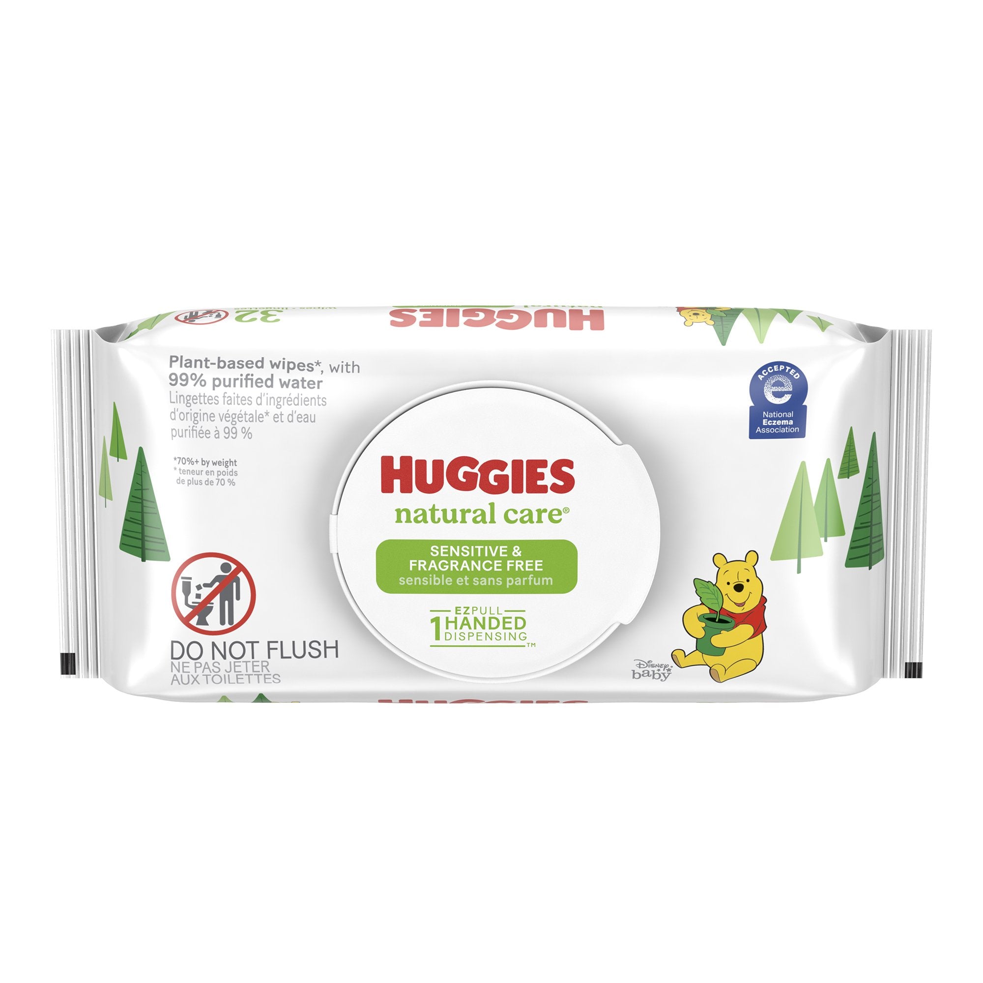 Kimberly Clark - Baby Wipe Huggies® Natural Care® Soft Pack Unscented 32 Count [32/PK]