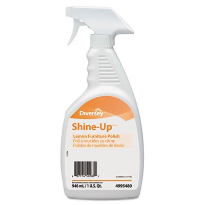 Lagasse - Diversey™ Shine-Up™ Furniture Polish Pump Spray Liquid 1 Quart Bottle Lemon Scent NonSterile [1/EA]