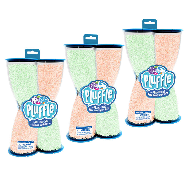 EDUCATIONAL INSIGHTS - Playfoam® Pluffle™ Twist Glow-in-the-Dark, 3 Packs