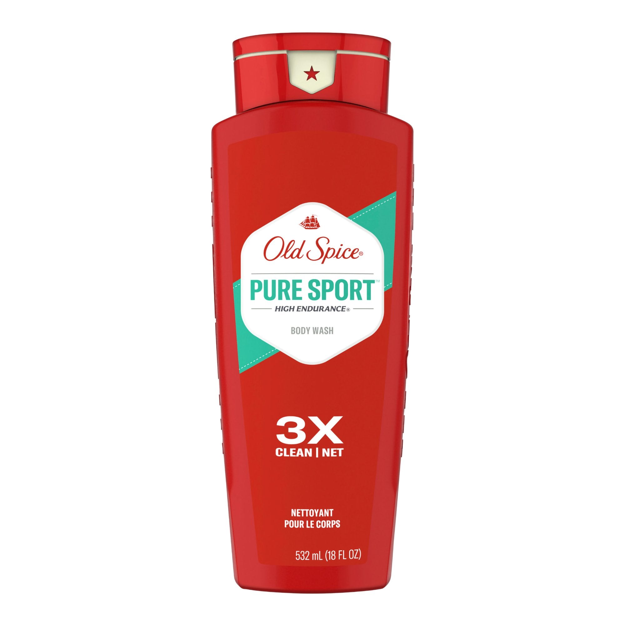 Procter & Gamble - Body Wash Old Spice® Pure Sport Liquid 18 oz. Bottle Clean Scent [1/EA]