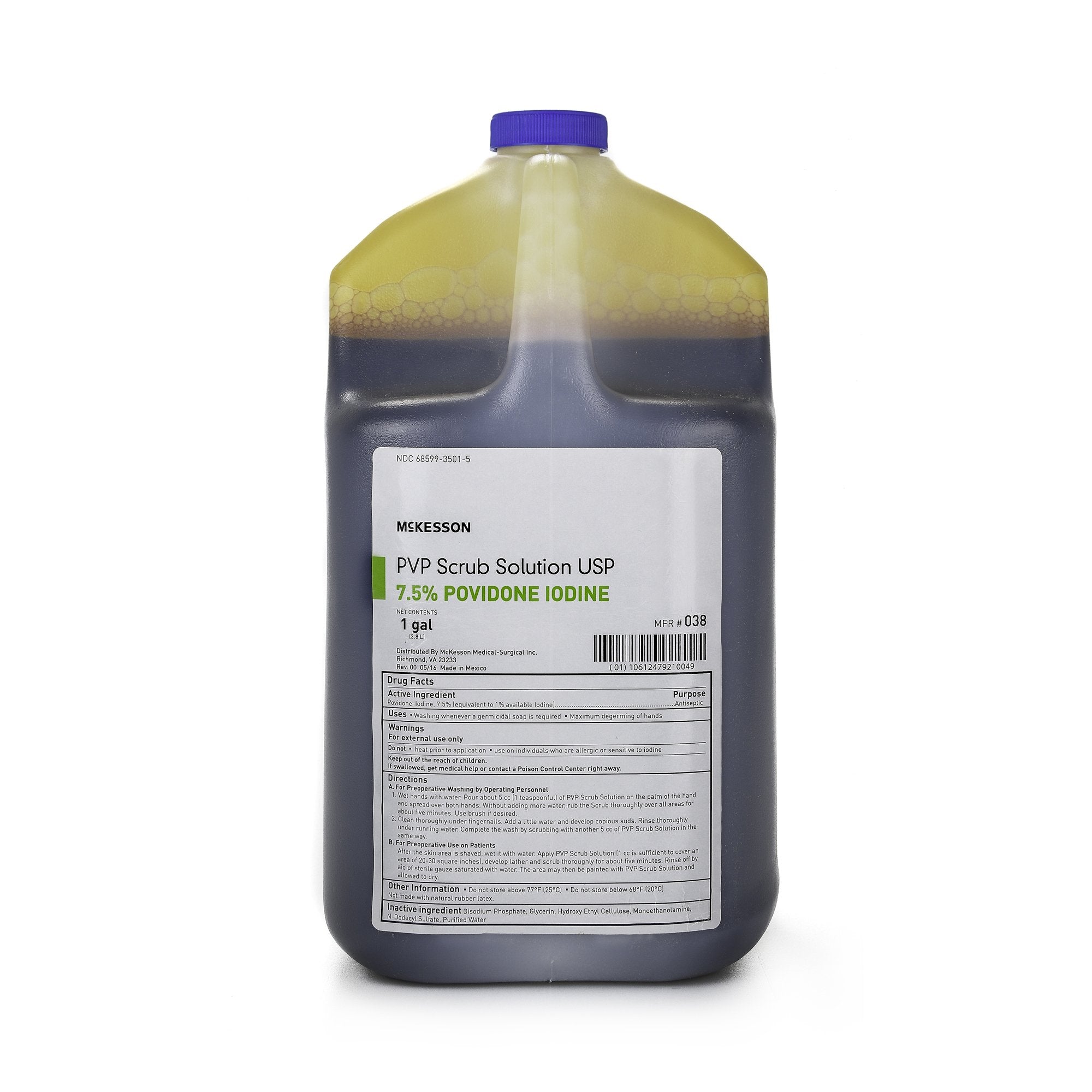McKesson Brand - Surgical Scrub Solution McKesson 1 gal. Jug 7.5% Strength Povidone-Iodine NonSterile [1/EA]