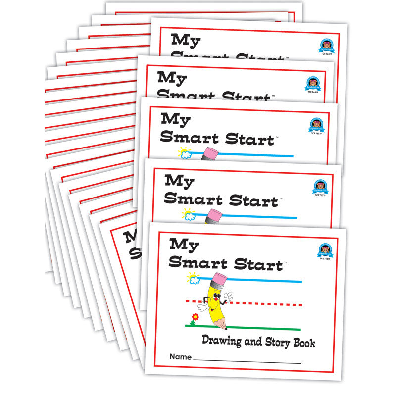 TEACHER CREATED RESOURCES - Smart Start Drawing & Story Book K-1 Journals, Class Pack of 24