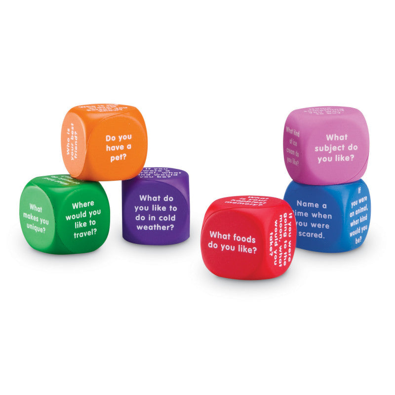 LEARNING RESOURCES - Conversation Cubes, 6 Per Set