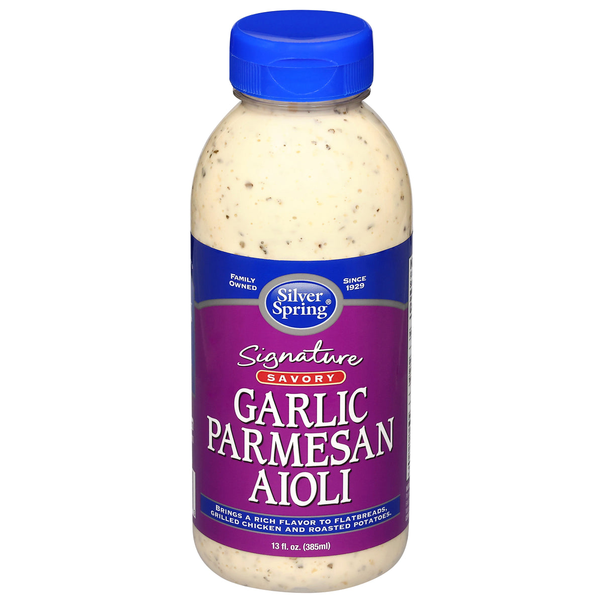 Silver Spring Signature Savory Garlic Parmesan Aioli 13 fl oz - Case of 6