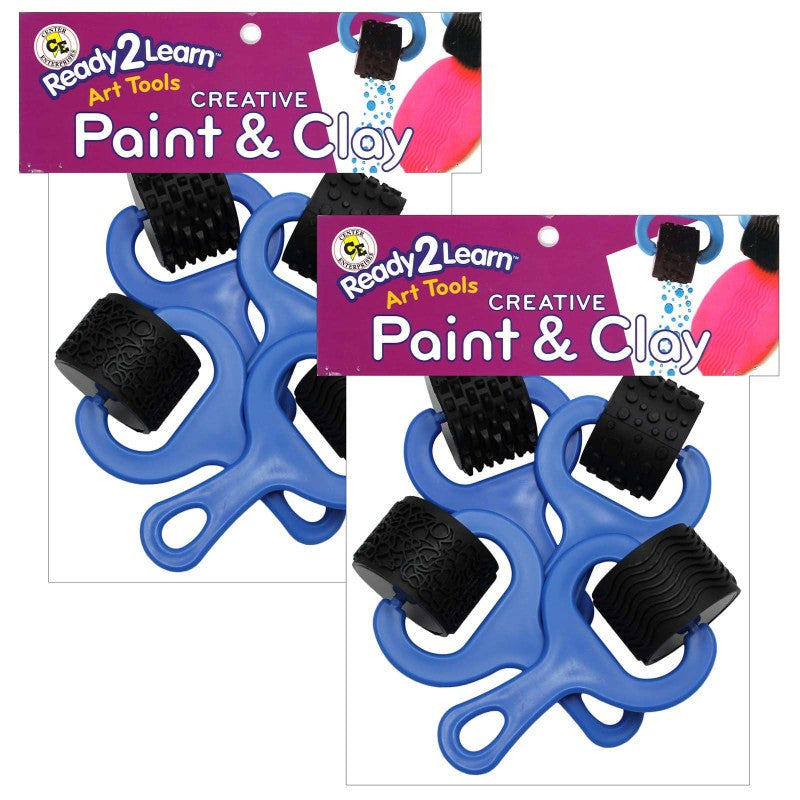 READY 2 LEARN - Paint and Clay Explorers - Set 1 - 4 Per Set - 2 Sets