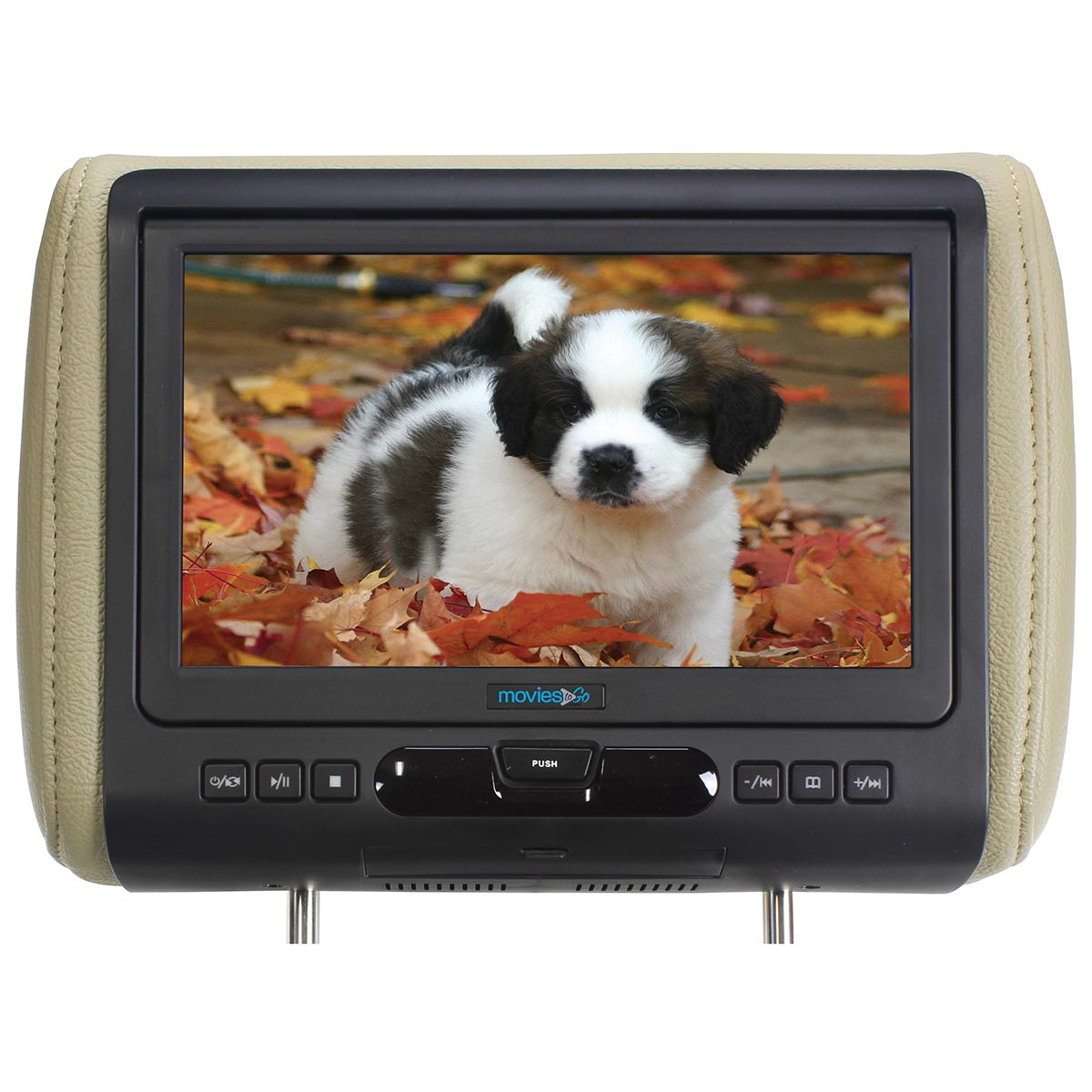 Movies to Go - Single 9‚Äù Headrest w/DVDHDMI Input & 3 Color Skins