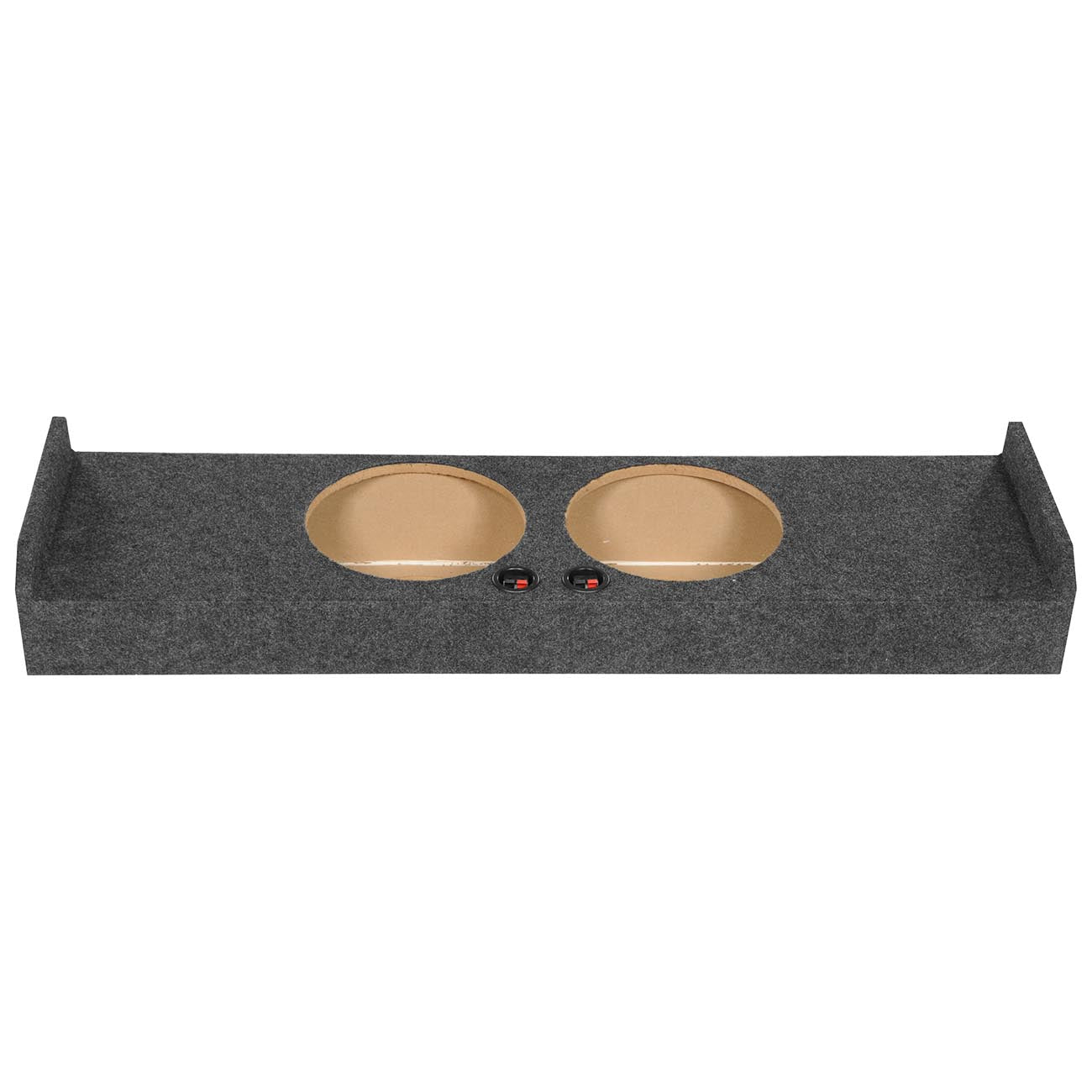 QPower Dual 10" Sealed Empty Woofer Enclosure-Ford '09-'24 F-150 Super Crewselect '17-'24 F-250/350