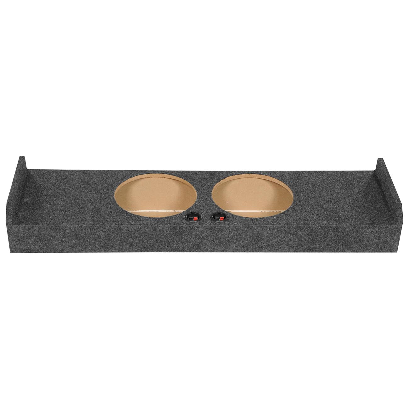 QPower Dual 12" Sealed Empty Woofer Enclosure-Ford '09-'24 F-150 Super Crew'17-'24 Ford F-250/350