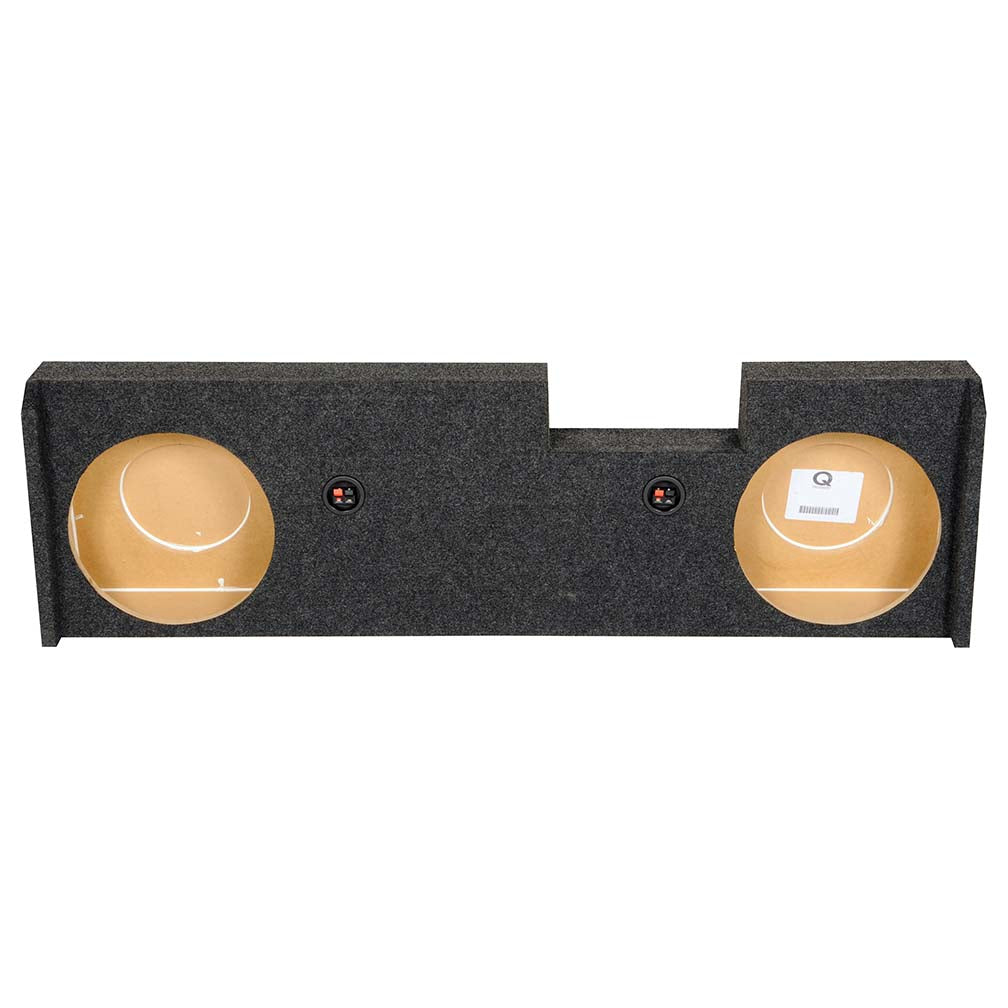 QPower Dual 10" Empty Woofer Box - GMC/Chevy Crew Cab '14-'18