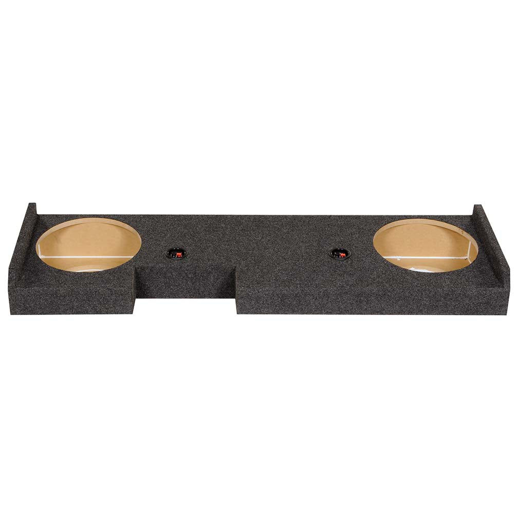 QPower Dual 10" Empty Woofer Box - GMC/Chevy Crew Cab '14-'18