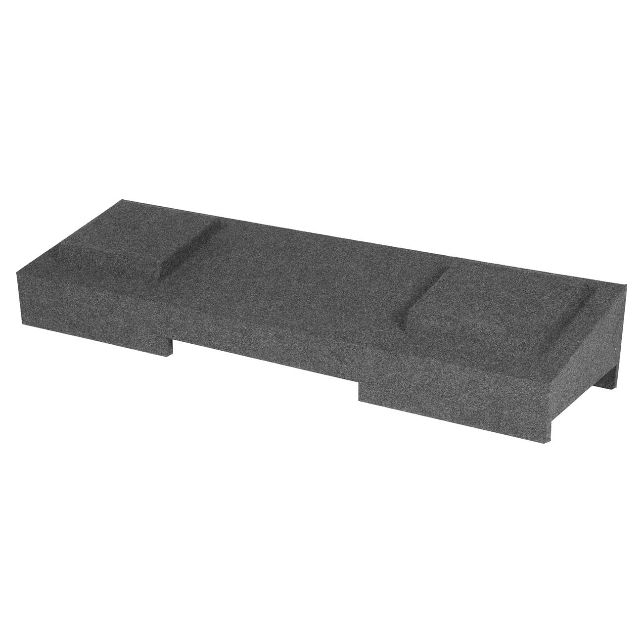 QPower GMC/Chevy Crew Cab '07-'13 Dual 12" Empty Woofer Box