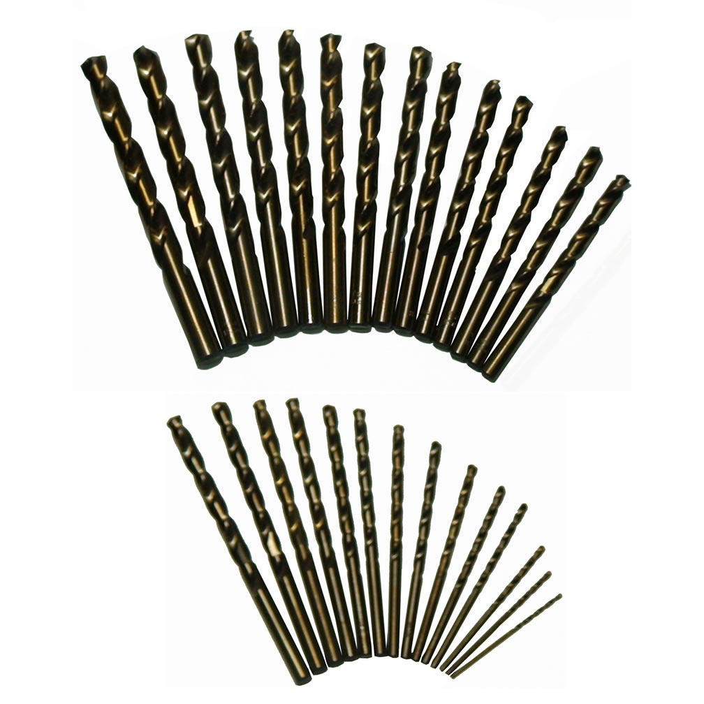 DRILL AMERICA 1/16-1/2x64THS COBALT SET IN PLASTIC CASE [DA29JCOPC]