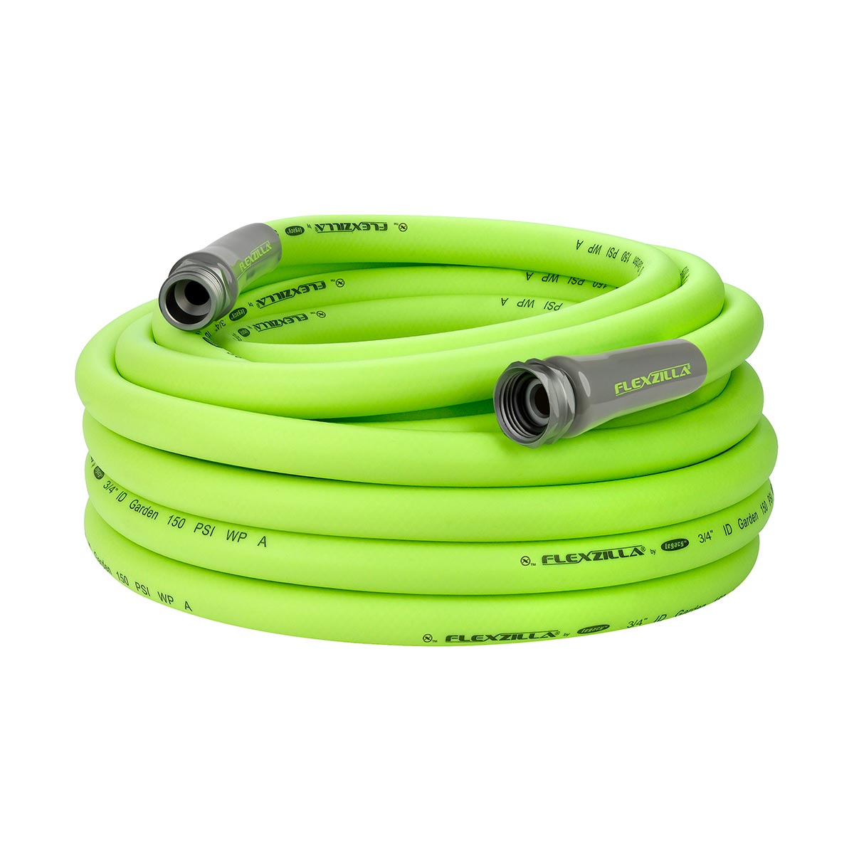 Flexzilla¬Æ Garden Hose 3/4" x 50' 3/4" - 11 1/2 GHT Fittings ZillaGreen¬Æ