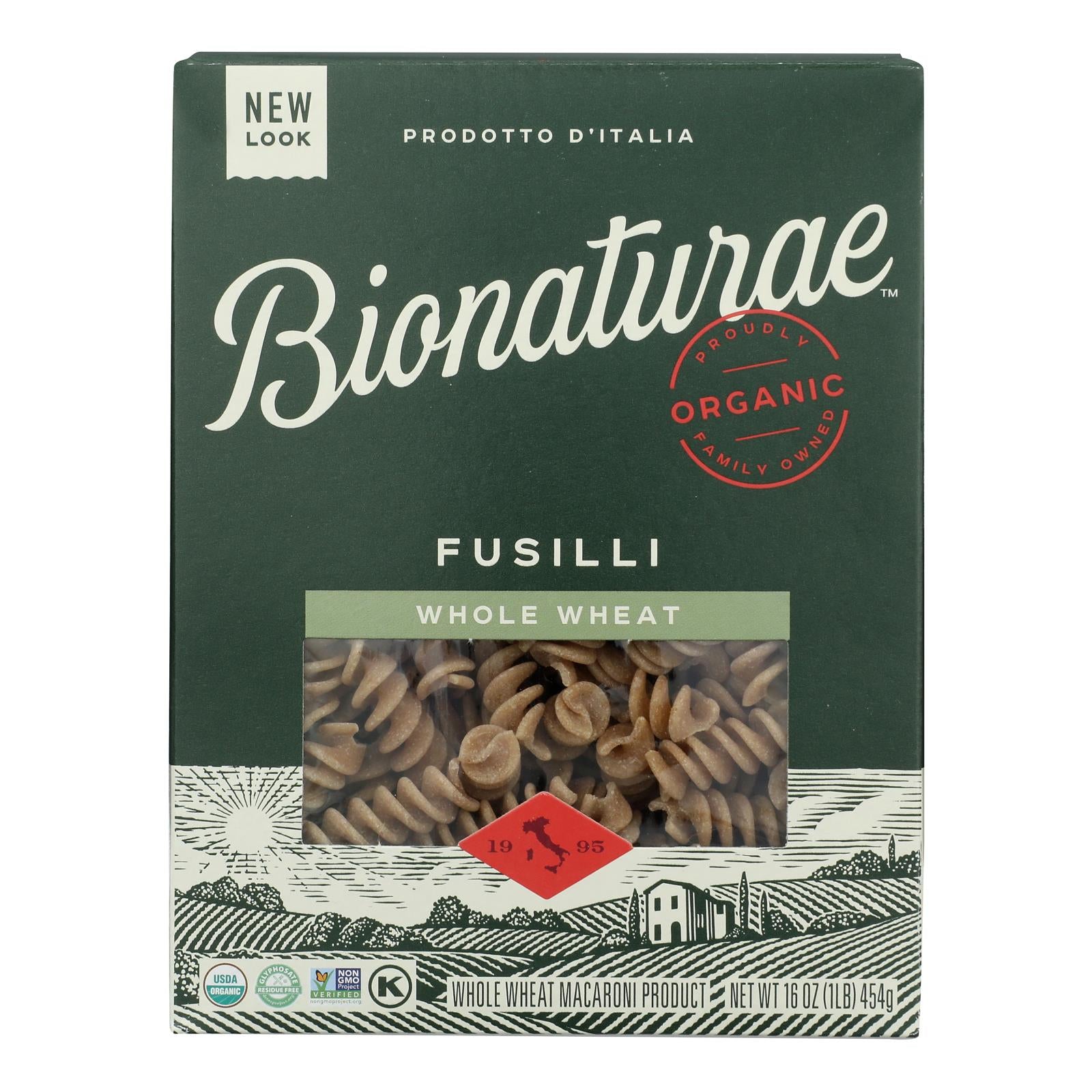 Bionaturae Whole Wheat Fusilli  - 1 Each - 16 OZ
