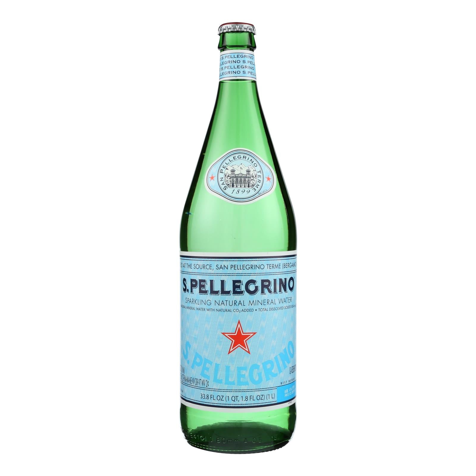 San Pellegrino Mineral Water - Case of 12 - 1 Liter