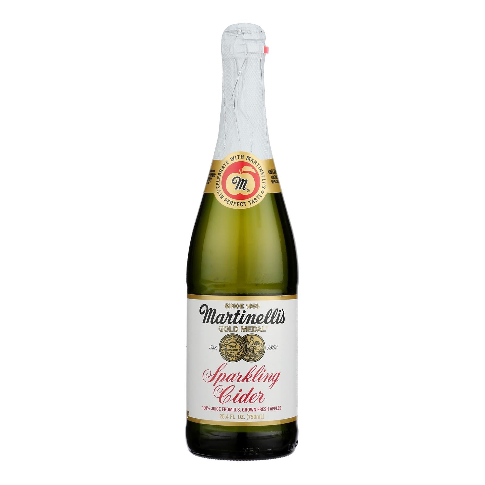 Martinelli’S Sparkling Apple Cider  - Case of 6 - 25.4 FZ