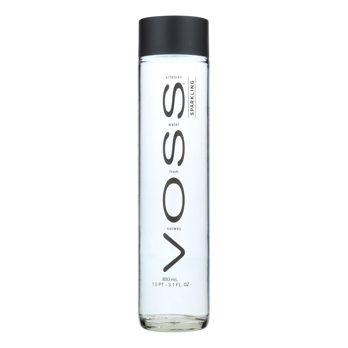 Voss Water Artesian Water - Sparkling - Case of 12 - 27.1 Fl oz.