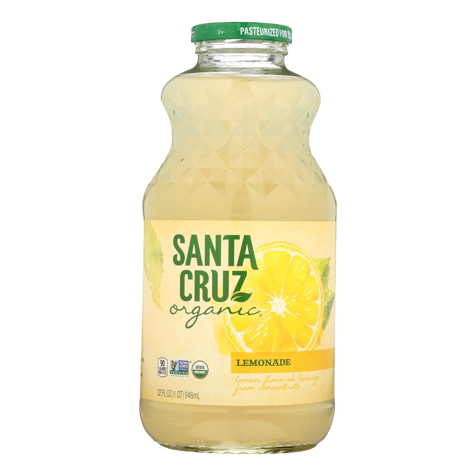 Santa Cruz Organic Juice - Lemonade - Case of 12 - 32 Fl oz.