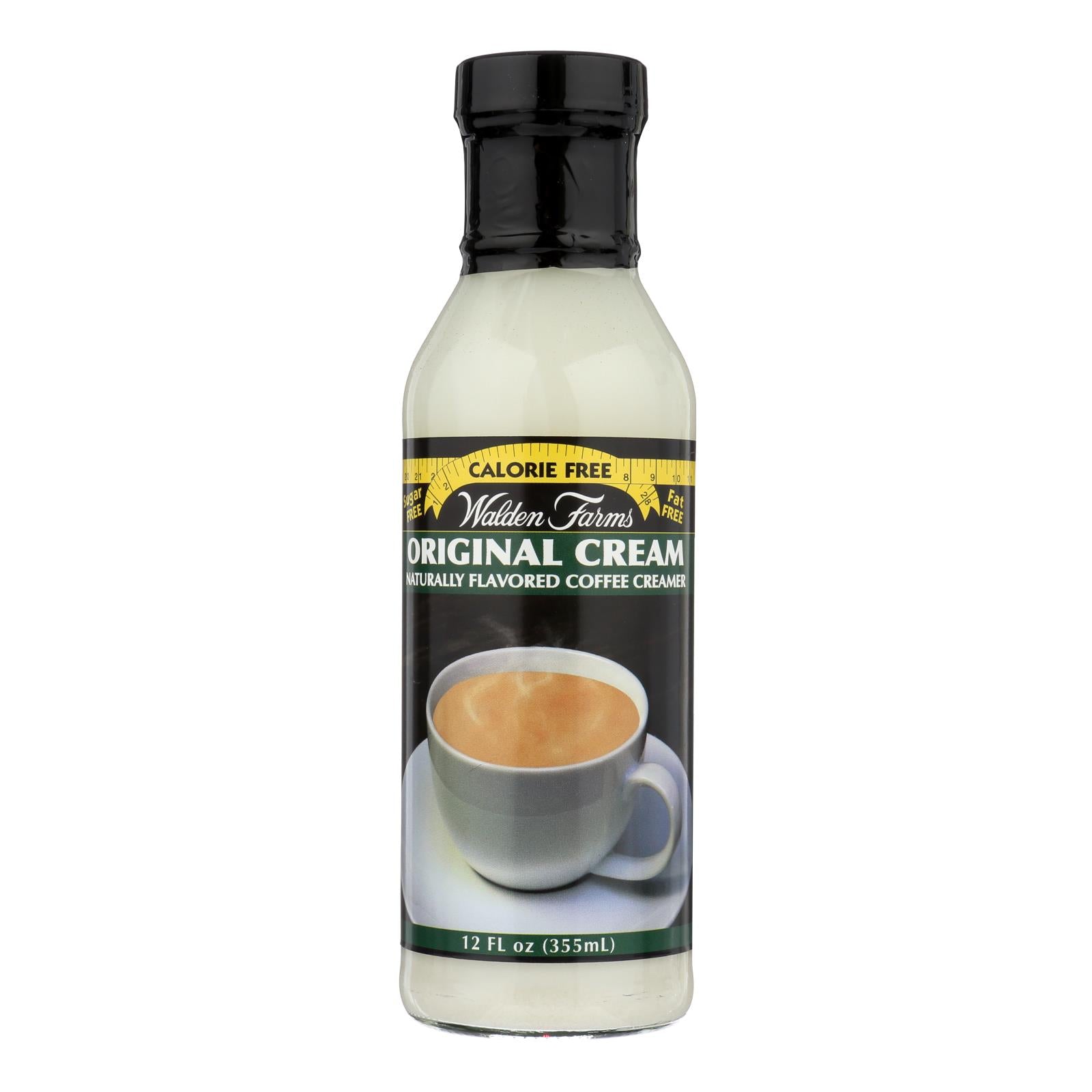 Walden Farms Coffee Creamer - Sugar Free Original - Case of 6 - 12 fl oz
