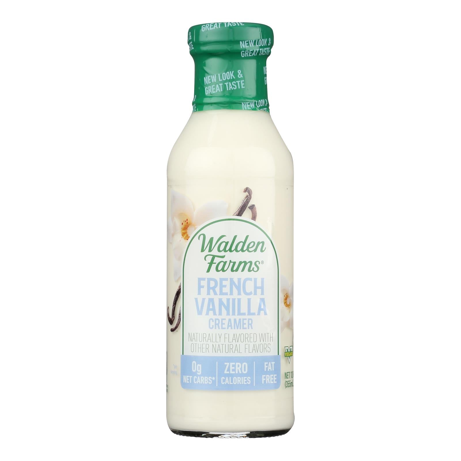 Walden Farms Coffee Creamer - Sugar Free French Vanilla - Case of 6 - 12 fl oz