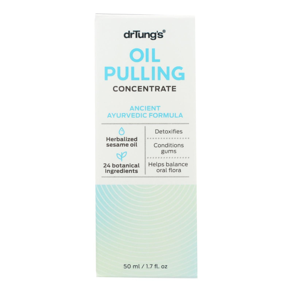 Dr. Tung's Oil Pulling - Ancient Ayurvedic Formula - Case of 1 - 1.7 oz.