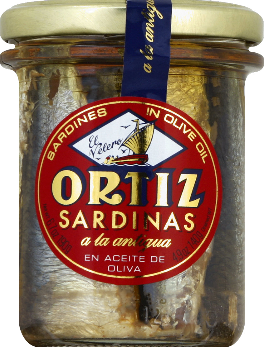 Ortiz - Sardines In Olive Oil - Case of 12 - 6.7 OZ