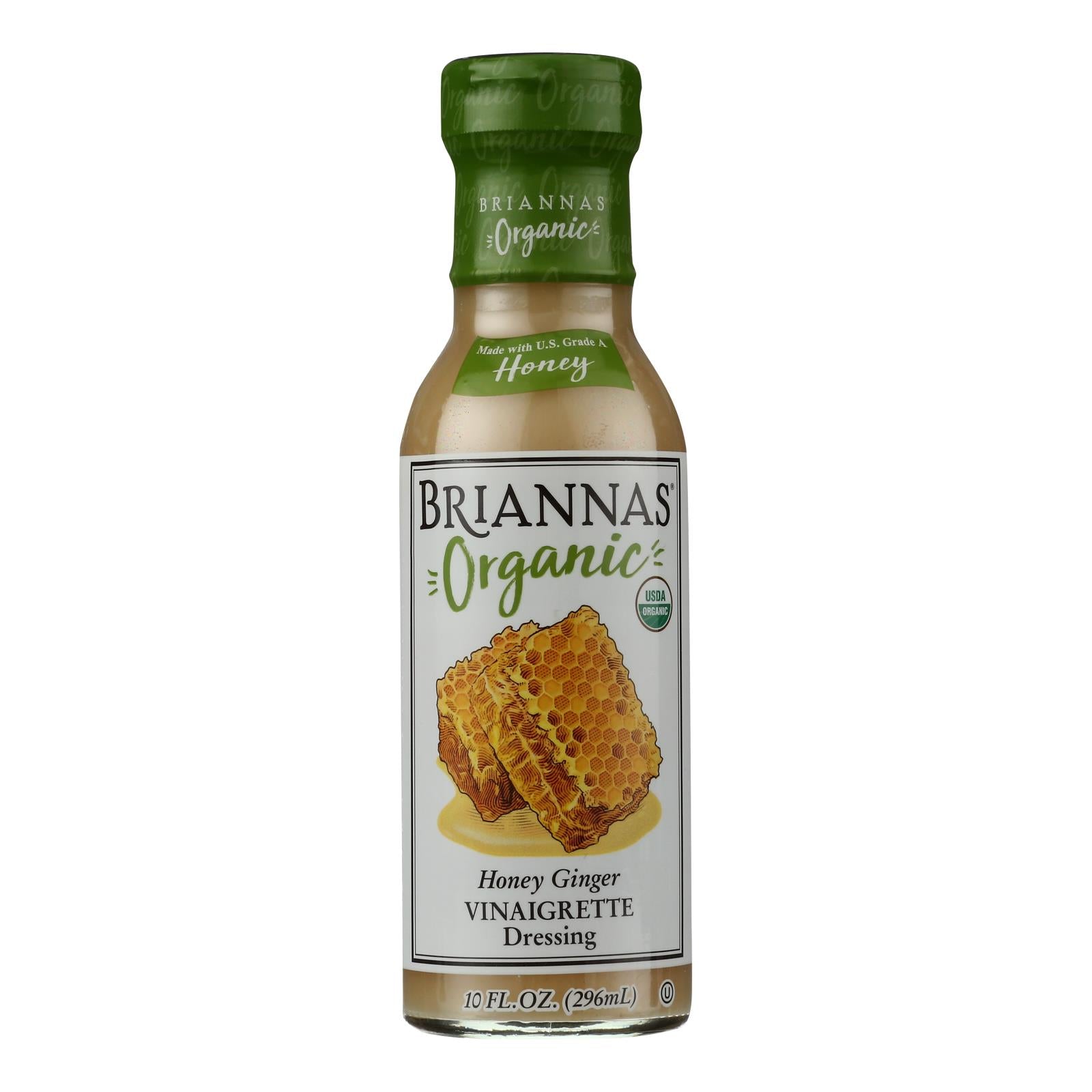 Brianna's - Sald Drsg Hny Ginger Vanilla - Case of 6 - 10 FZ