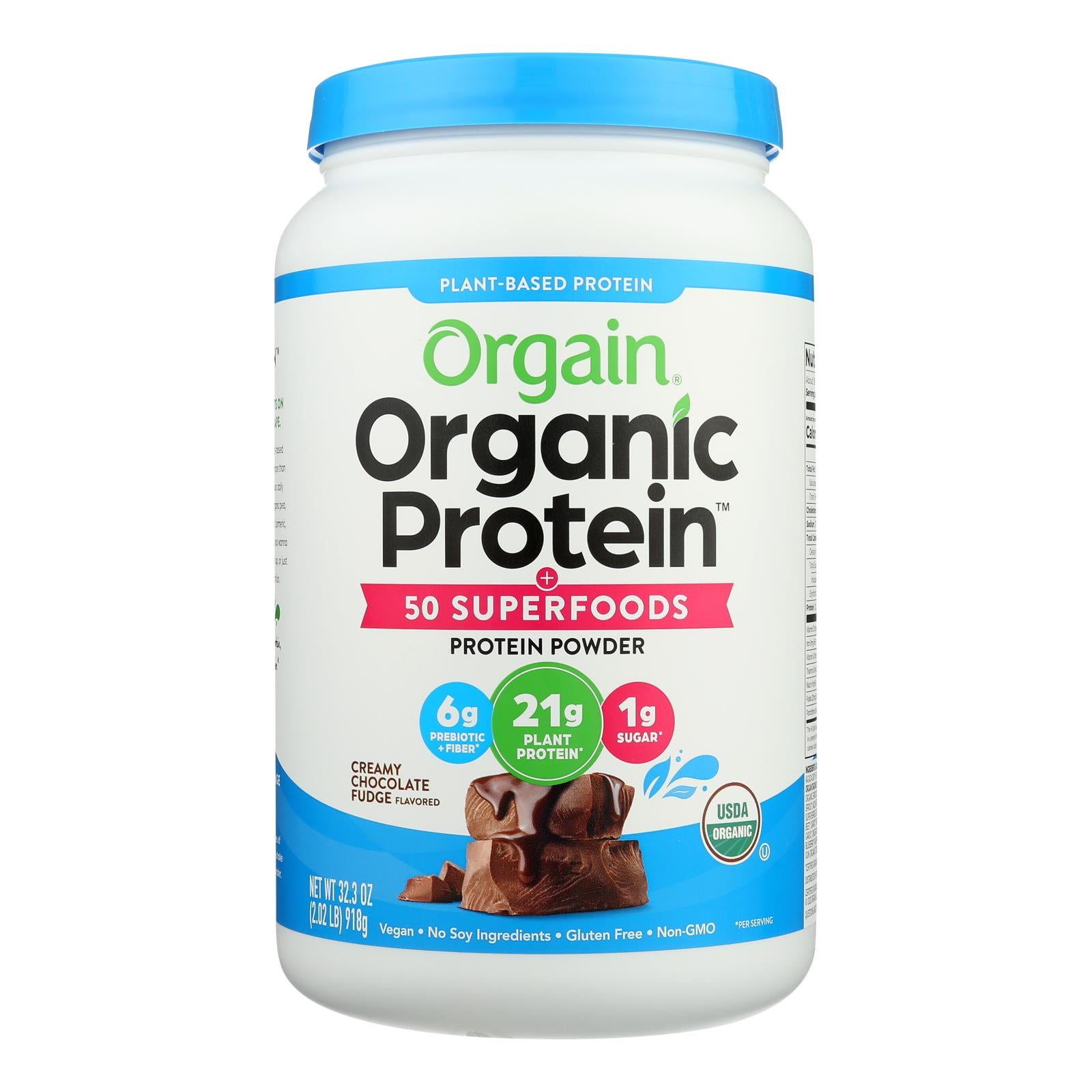 Orgain - Protein Powder Plnt Ch Fud - 1 Each - 2.02 LB