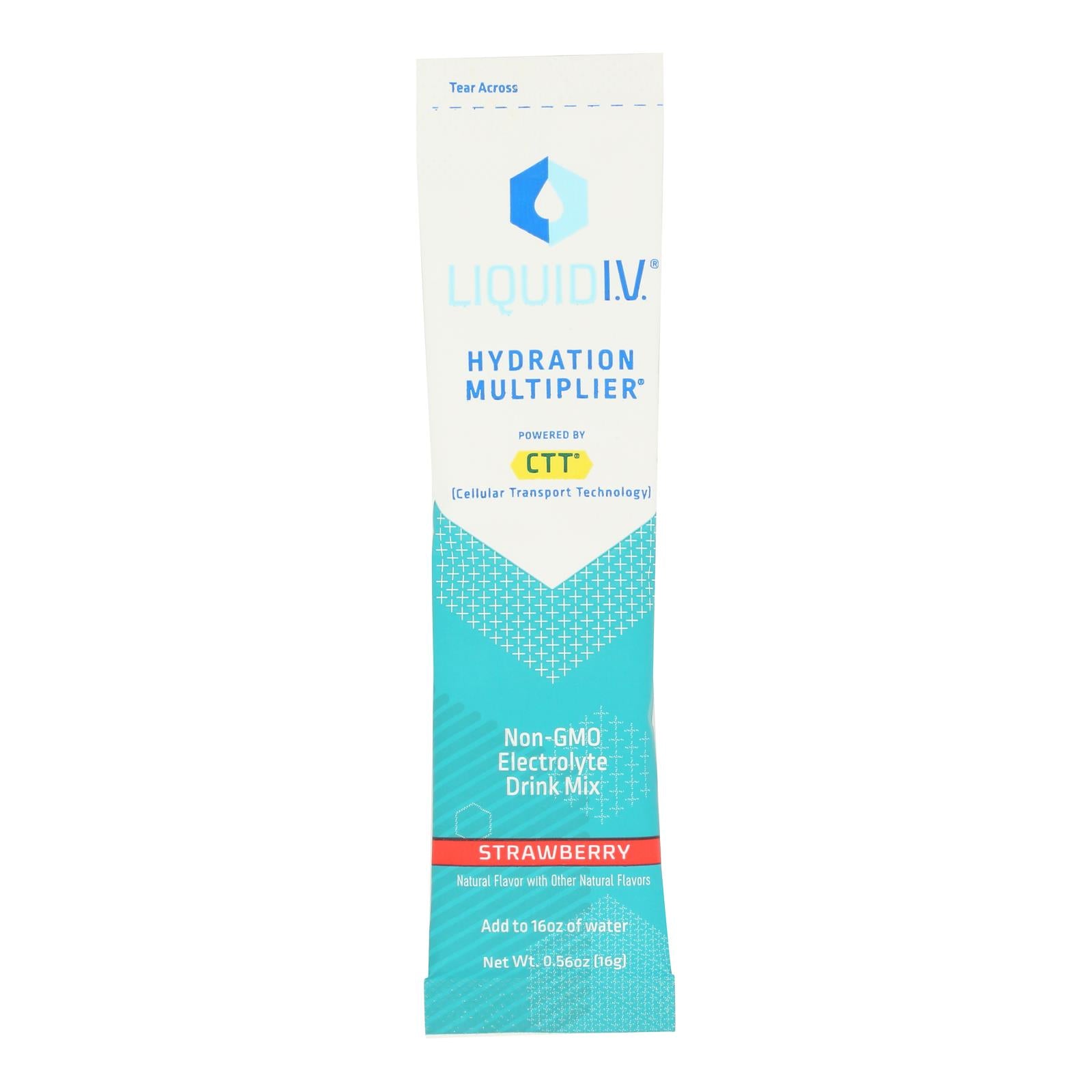 Liquid I.v. - Drnk Mx Strawberry Sngl - CS of 8-.56 OZ