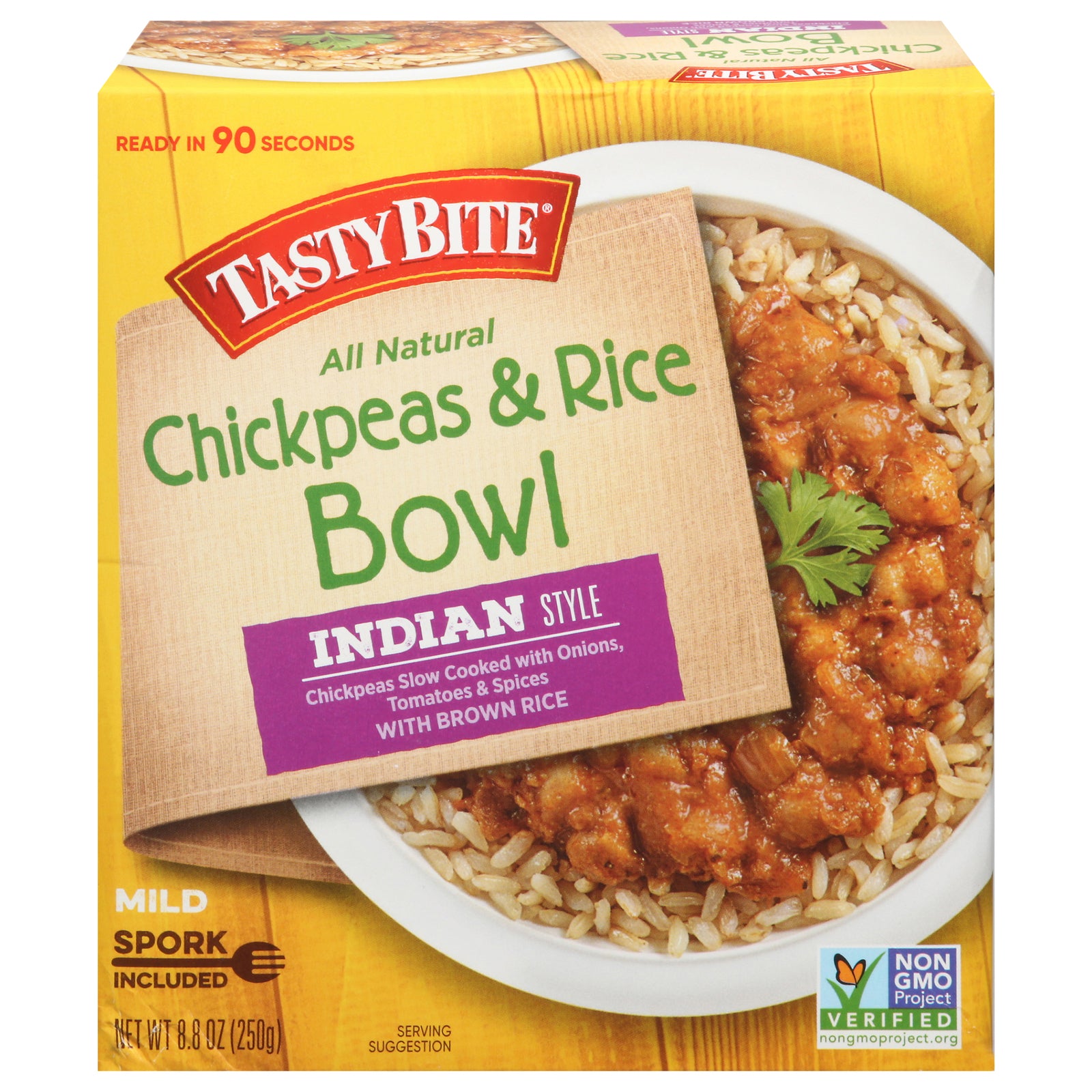 Tasty Bite - Bowl Chickpeas & Rice - CS of 6-8.8 OZ