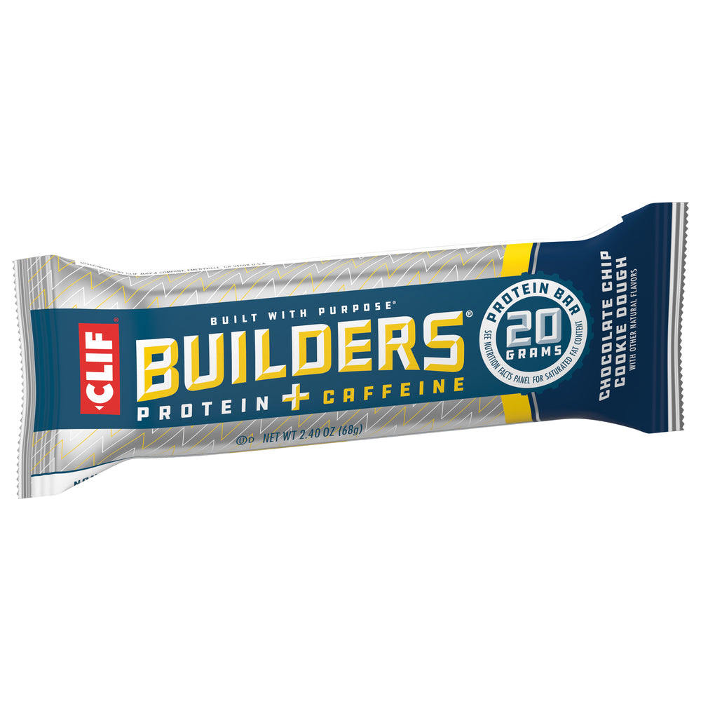 Clif Bar - Bldr Br Prtn Caff Cchipcd - CS of 12-2.4 OZ