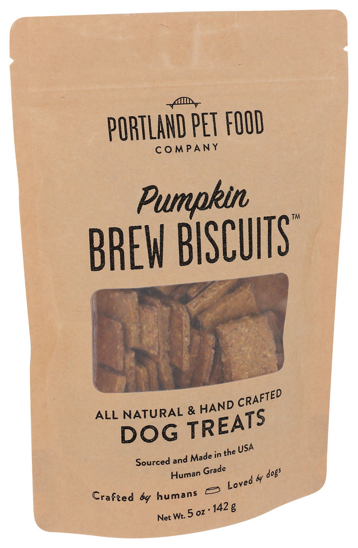 Portland Pet Food Company - Dog Trt Brew Bscts Pmpkn - CS of 6-5 OZ