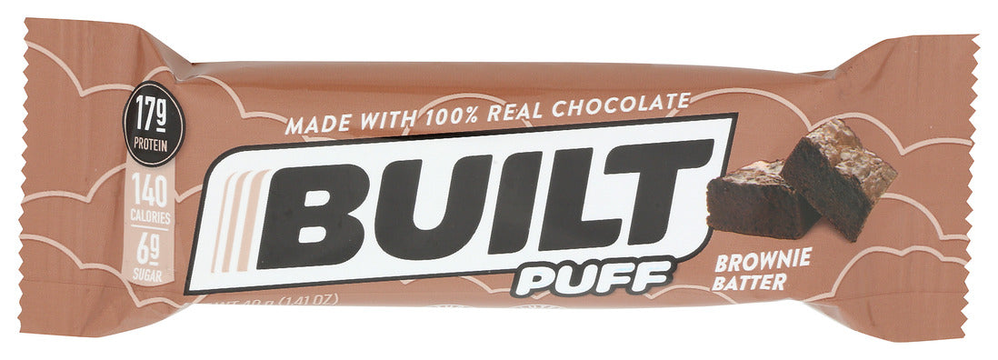 Built Bar - Protn Br Brwni Batr Puffs - CS of 12-1.41 OZ