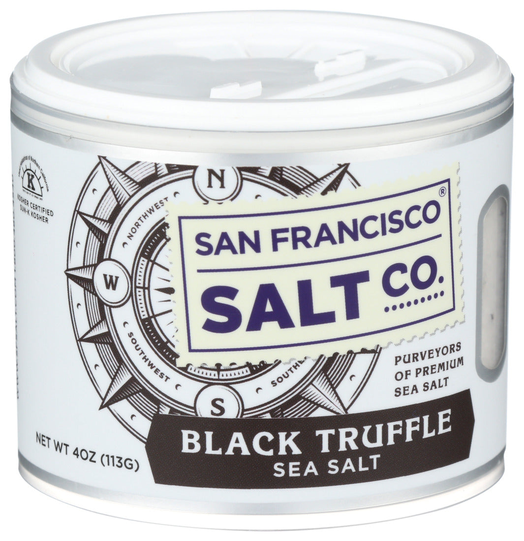 San Francisco Salt Co. - Sea Salt Black Truffle - CS of 6-4 OZ