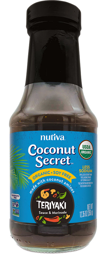 Coconut Secret Teriyaki Sauce & Marinade 12.35 oz - Case of 6