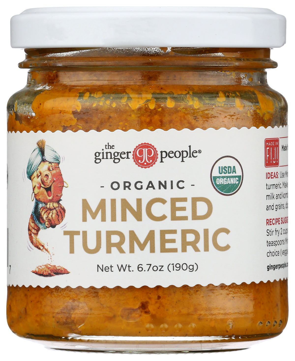 Ginger People - Turmeric Og2 Minced - CS of 6-6.7 OZ