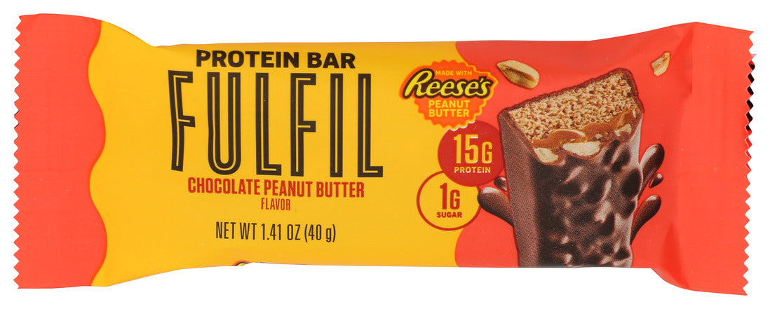 Fulfil Chocolate Peanut Butter Flavor Protein Bar 1.41 oz - Case of 12