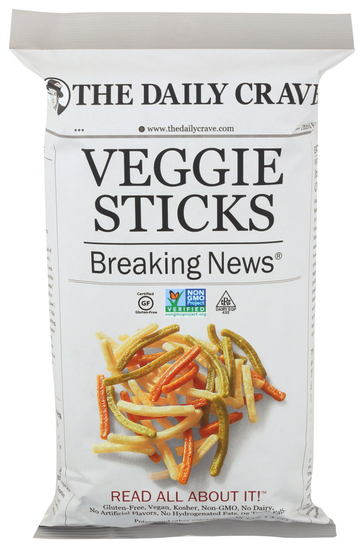 The Daily Crave Veggie Sticks 6 oz - Case of 8